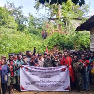 KNPB Wilayah Numbay: Sektor Egago Wiyai Gelar HUT dan Pelantikan Pengurus Baru